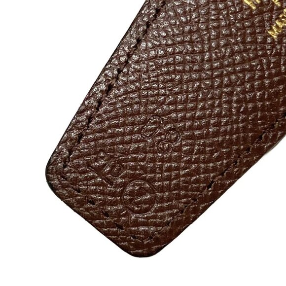 Auth HERMES Tuareg Dark Brown Black Box Calf Togo Hardware - Circle Z Belt - Picture 5 of 7